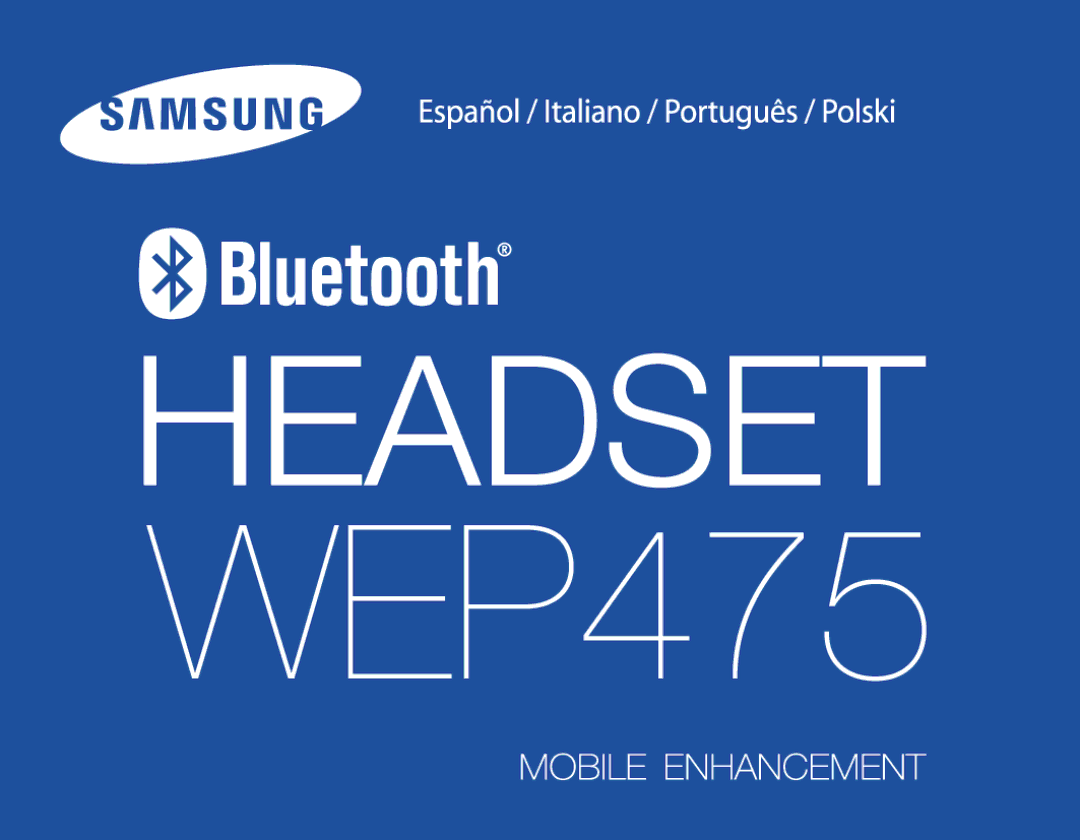 Samsung AWEP475ESECXET manual 