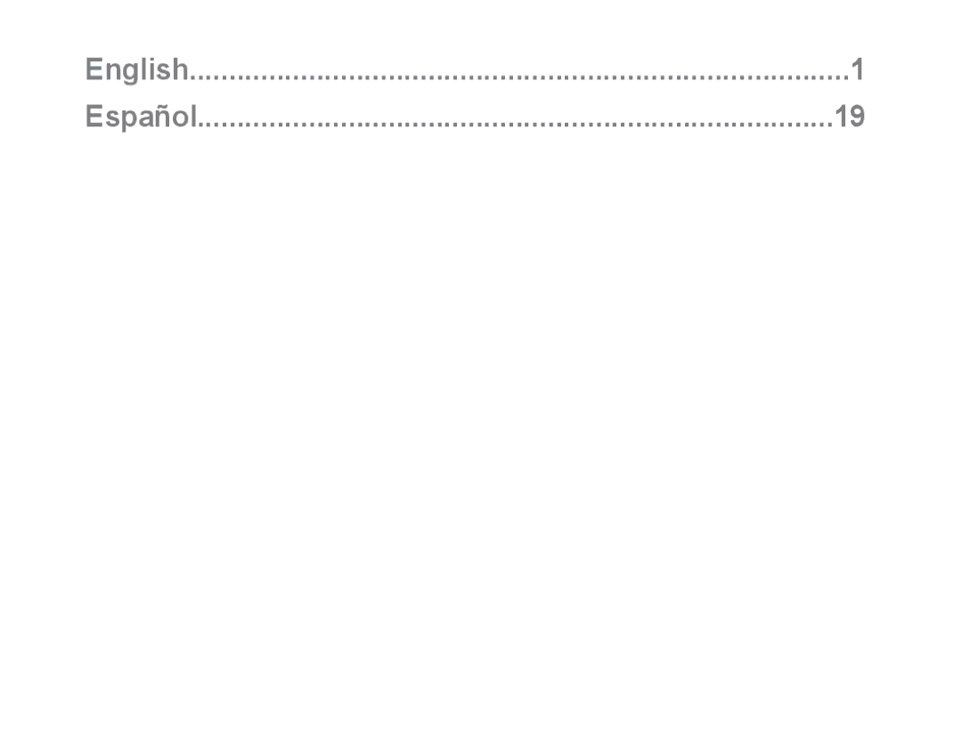 Samsung GH68-25765A, AWEP490PPECSTA manual English Español 