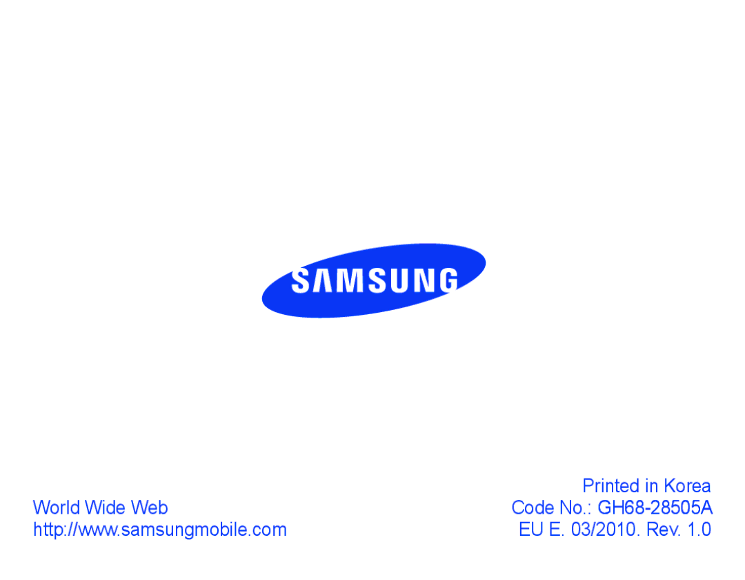 Samsung AWEP570EBECXEF, AWEP570VBECXEF, AWEP570VBECXEH, AWEP570VBECSER manual World Wide Web 