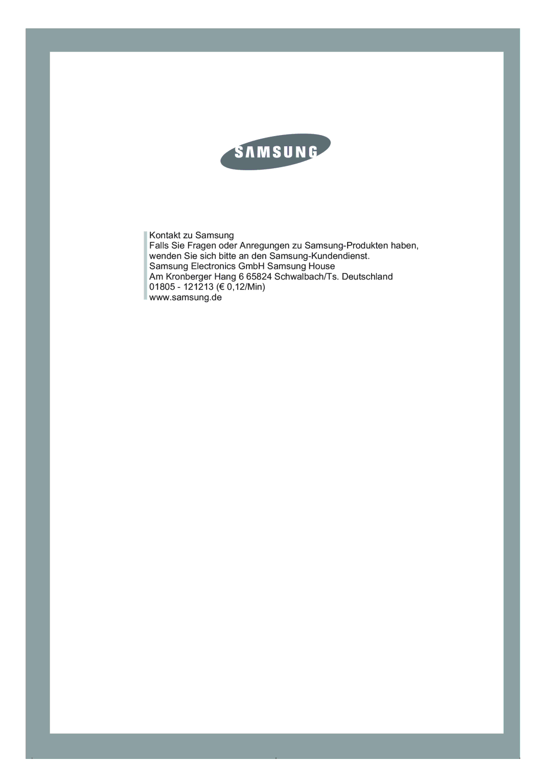 Samsung B1465AVGW/XEG, B1265AVGW/XEG manual 