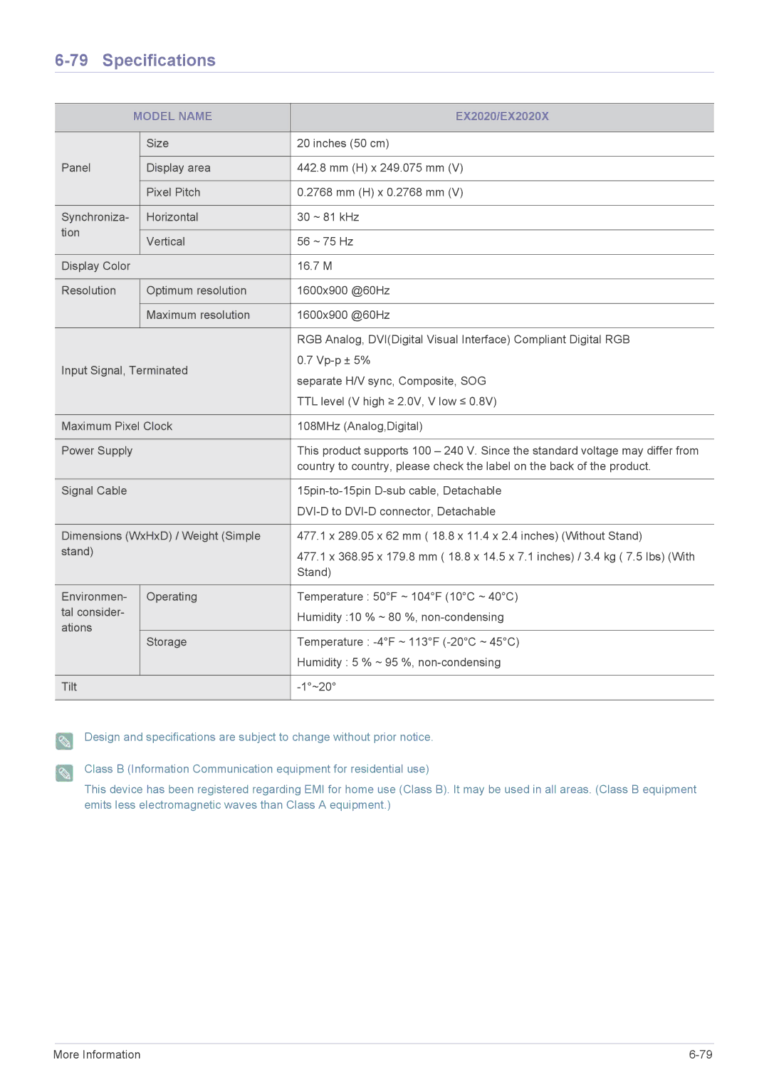 Samsung B1940ER user manual EX2020/EX2020X 