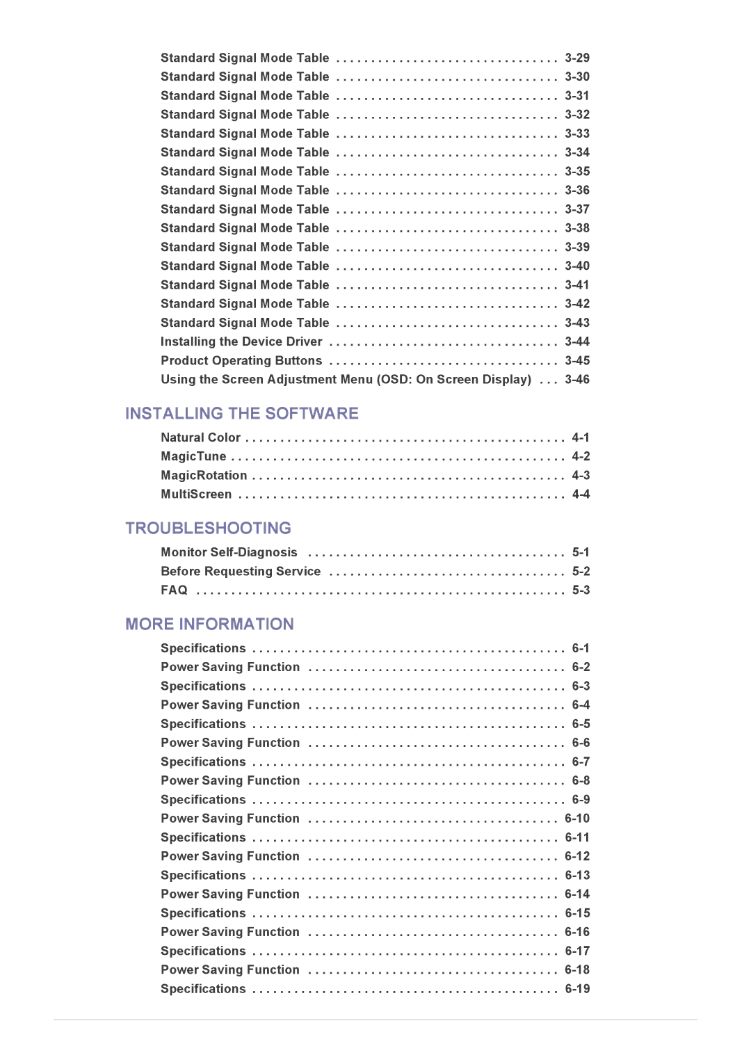 Samsung B2240MH, B1940EW, B1940ER, B2240EW, B2440MH, B2240EMW, BX2340X, EX2020X, E2420LX, E2420NLX Installing the Software 