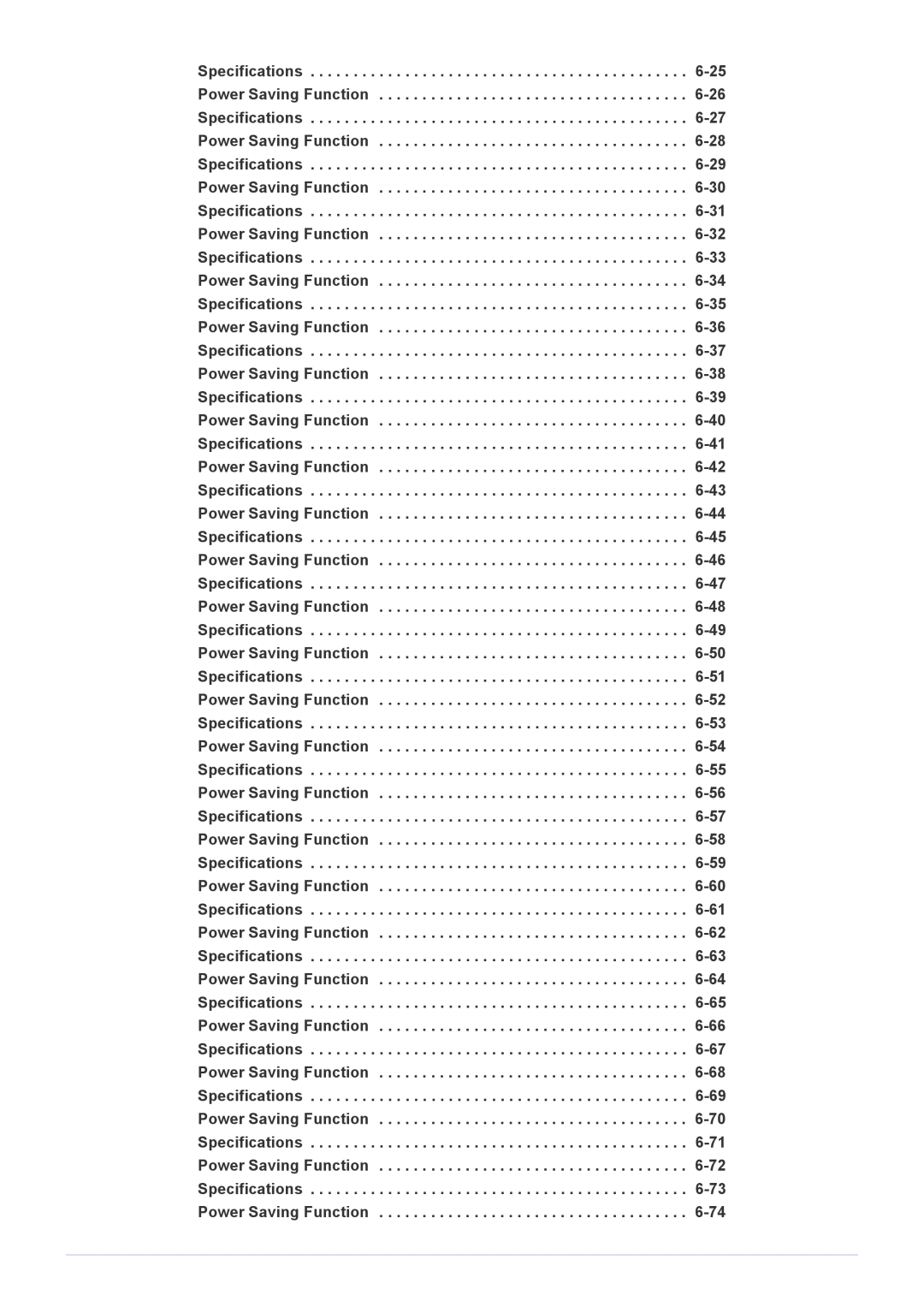 Samsung B2240WX, B2240M user manual Specifications Power Saving Function 