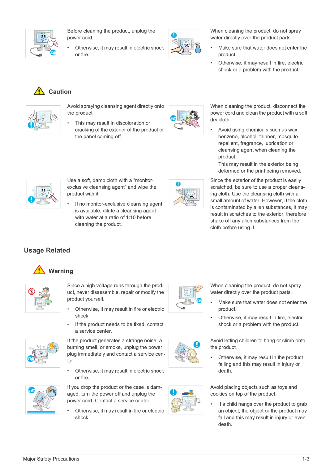 Samsung B2330, B2430L, B1930NW, B1730NW, B1630N, B2230W, B2230N, B2030N user manual Usage Related 