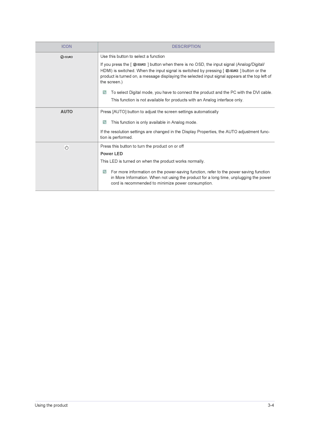 Samsung B2330H, B2430H, 2443BWT TAA1, B2230H, LS24PUHKFV/ZA user manual Auto 