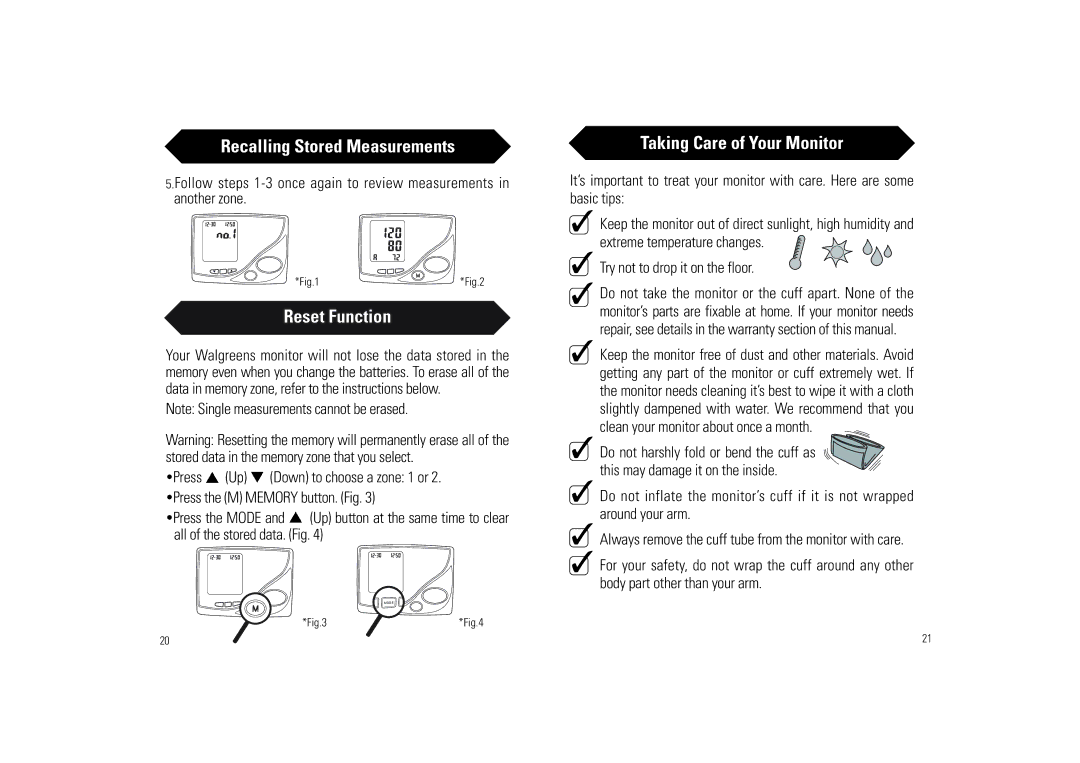 Samsung BA-716W owner manual Reset Function, Taking Care of Your Monitor 