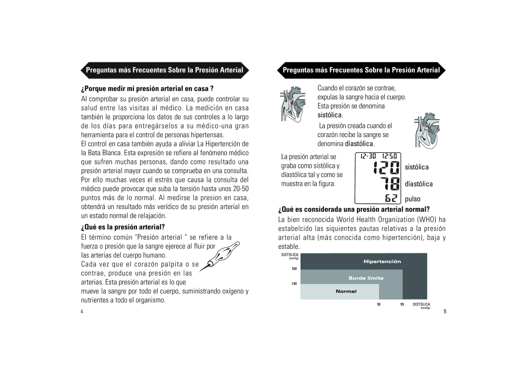 Samsung BA-716W ¿Porque medir mi presión arterial en casa ?, ¿Qué es la presión arterial?, Muestra en la figura, Pulso 