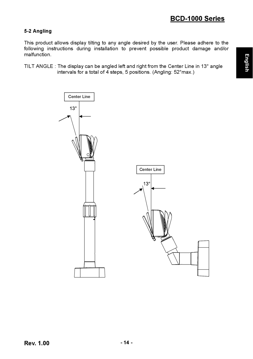 Samsung BCD-1000 user manual Angling 