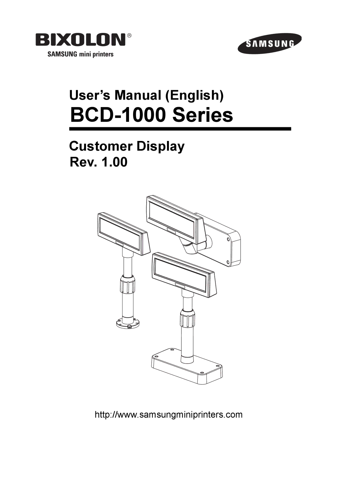 Samsung BCD-1000 user manual User’s Manual English 