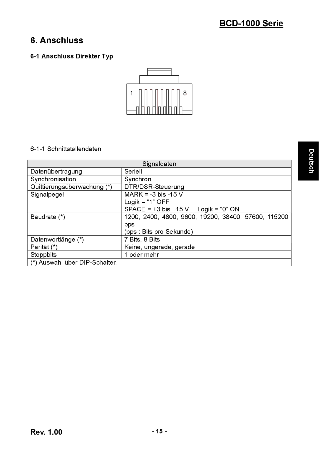 Samsung user manual BCD-1000 Serie Anschluss, Anschluss Direkter Typ 