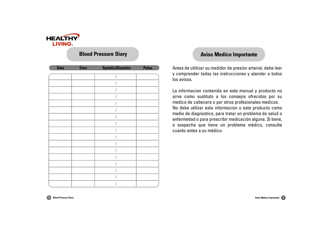 Samsung BD-3000S owner manual Aviso Medico Importante 