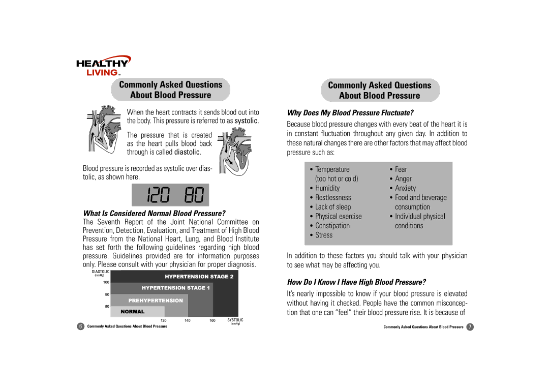 Samsung BD-3000S owner manual What Is Considered Normal Blood Pressure?, Why Does My Blood Pressure Fluctuate? 