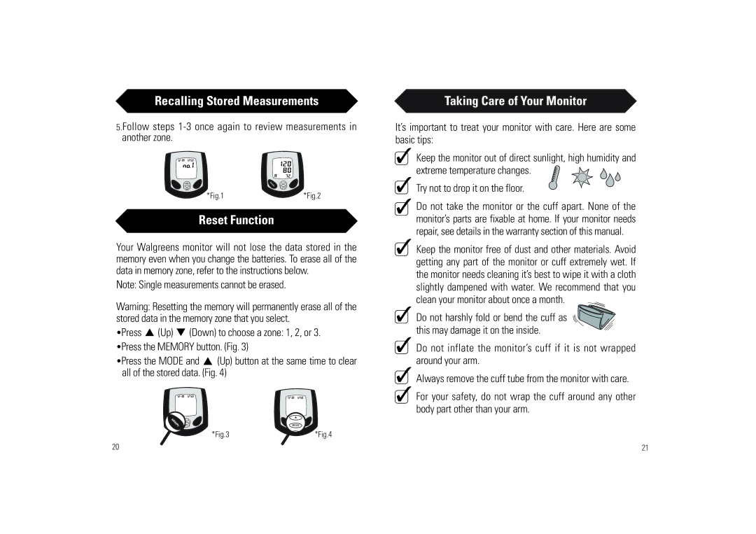 Samsung BD-7181W owner manual Reset Function, Taking Care of Your Monitor 