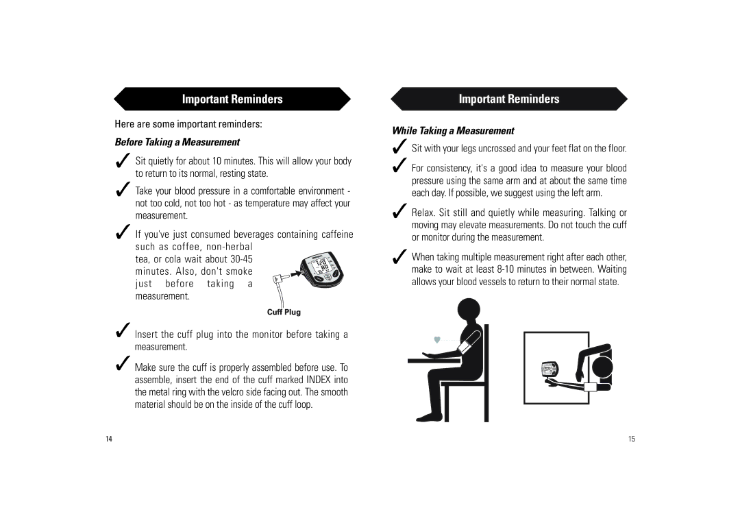 Samsung BD-7181W owner manual Important Reminders, Here are some important reminders, Before Taking a Measurement 