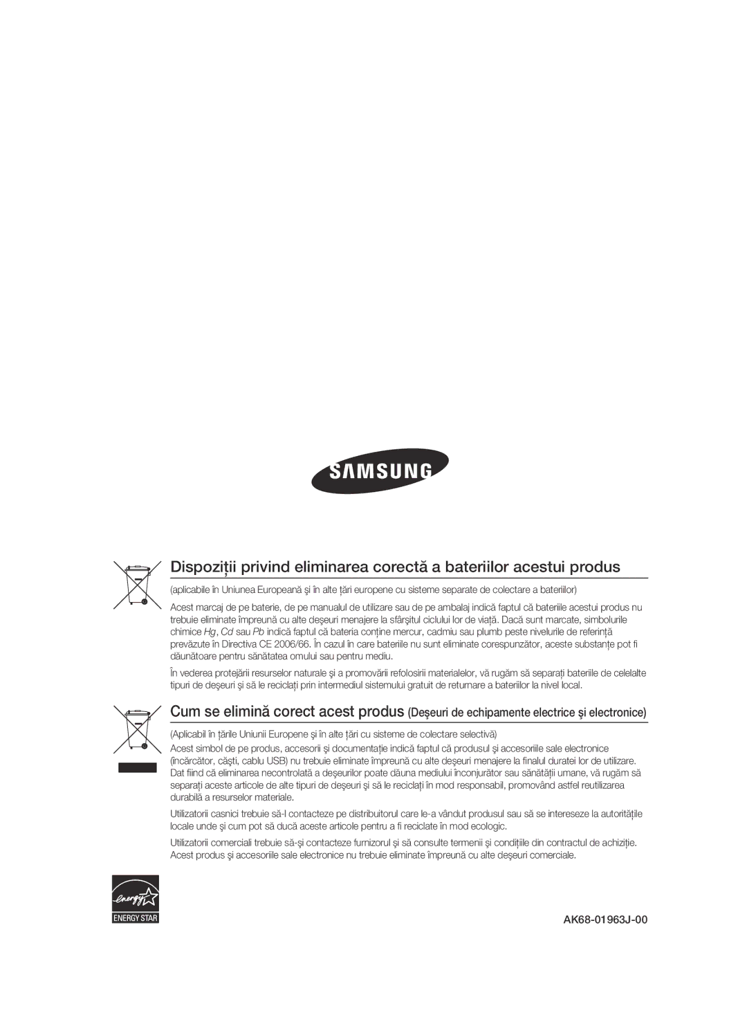 Samsung BD-C5900/EDC manual AK68-01963J-00 