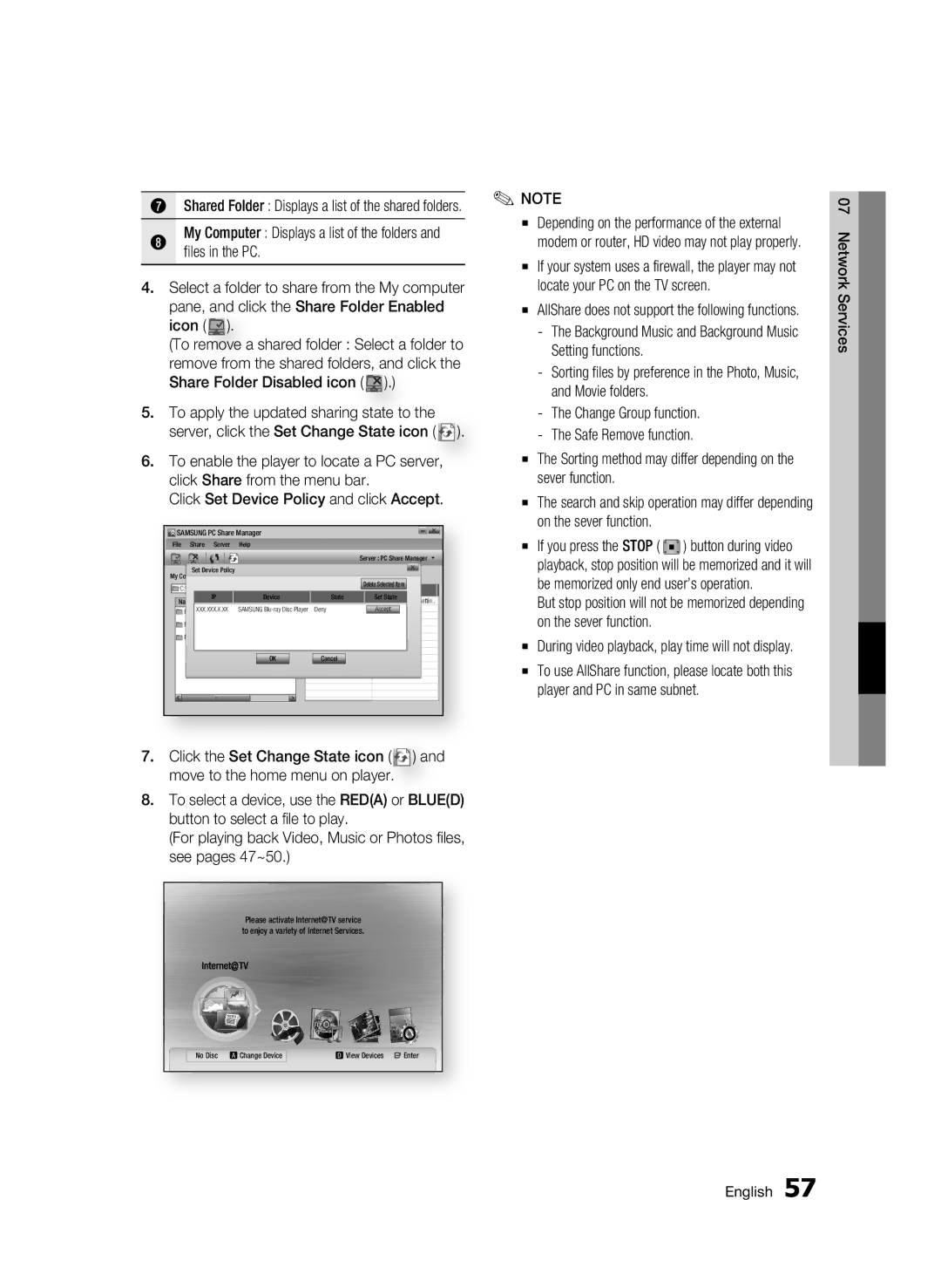 Samsung 01942G-BD-C6300-XAC-0823 user manual My Computer Displays a list of the folders 