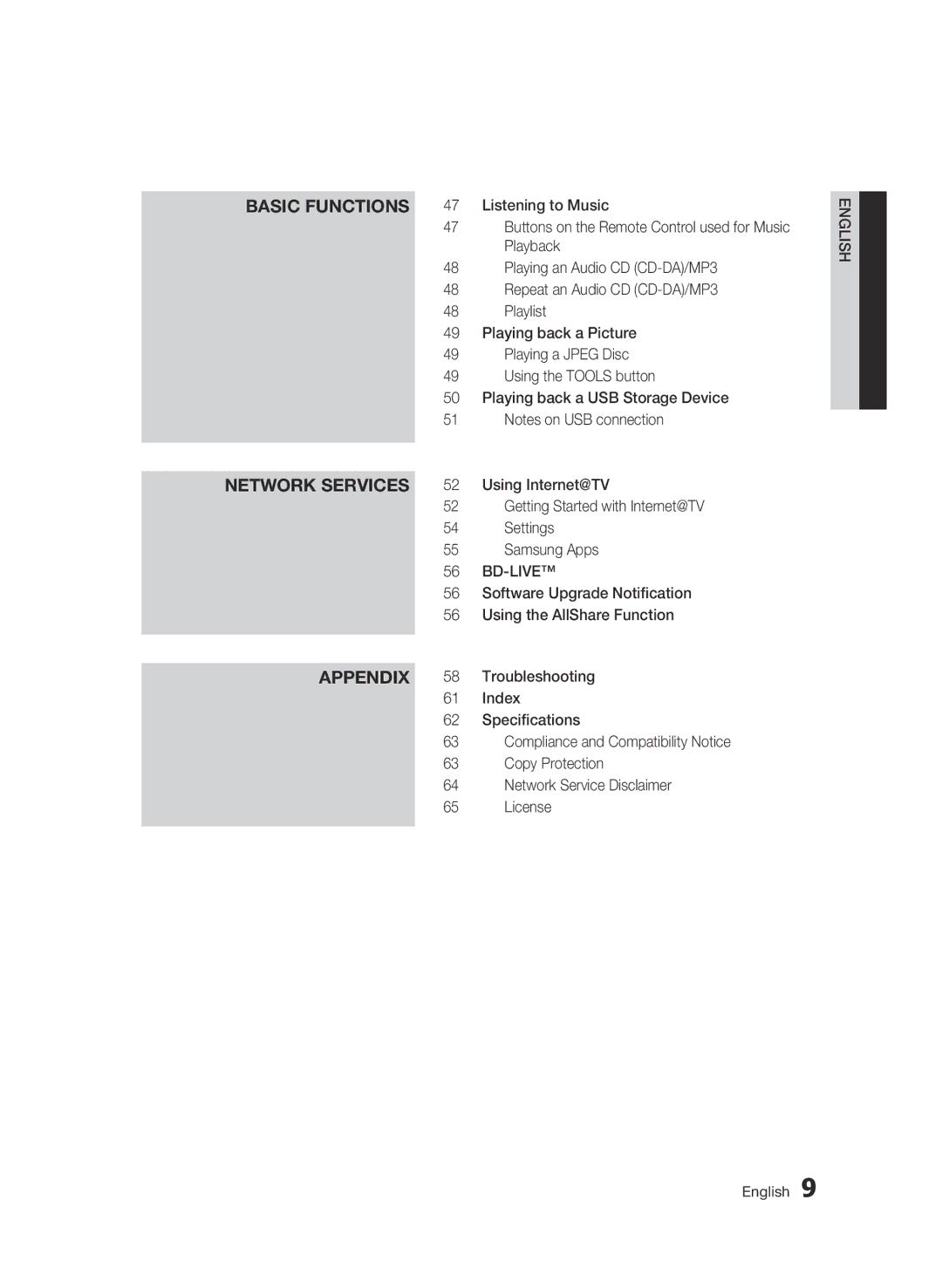 Samsung 01942G-BD-C6300-XAC-0823 user manual Bd-Live 