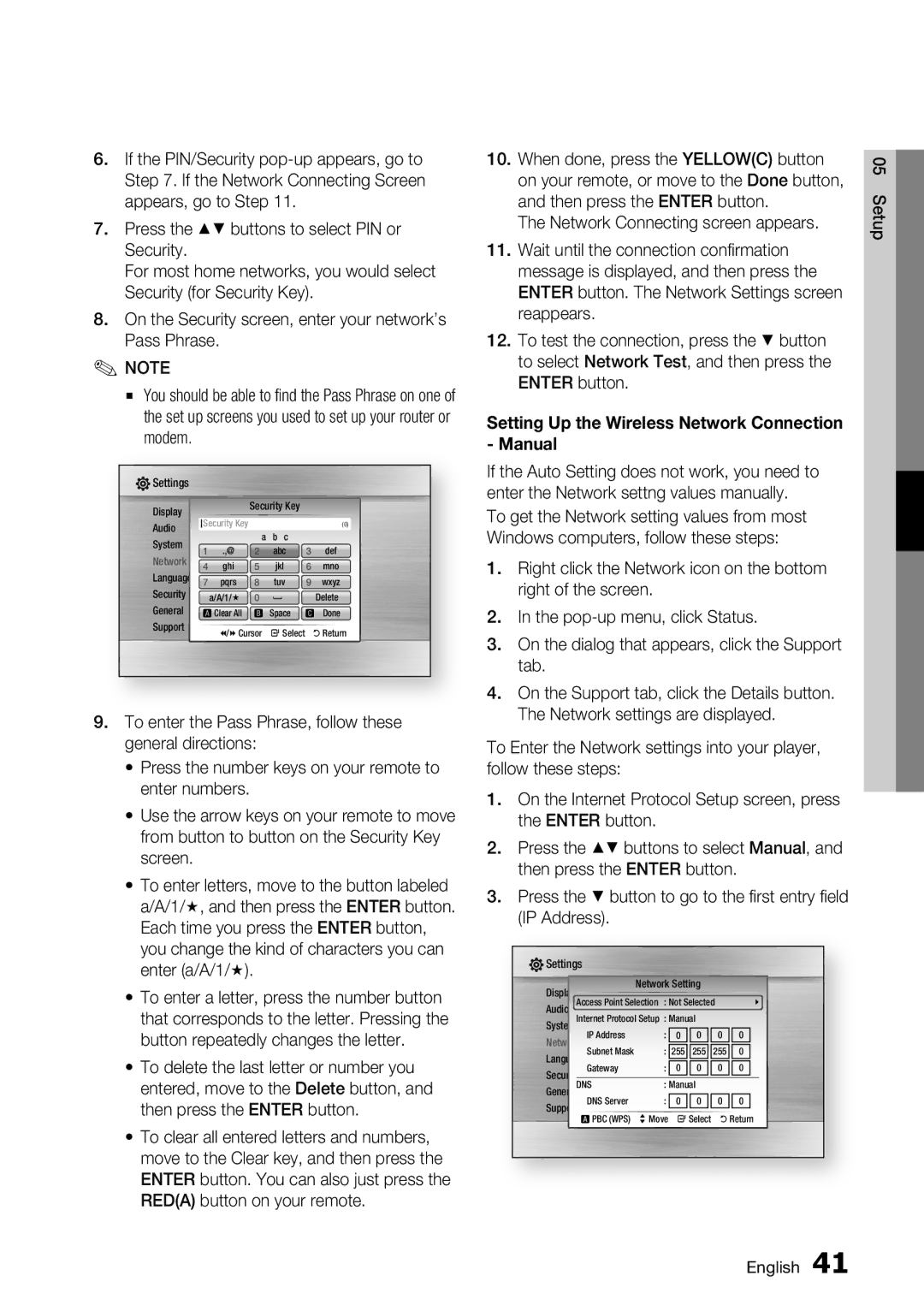 Samsung BD-C6500/XAA, BD-C6500/EDC, BD-C6500/XEF, BD-C6500/XEE manual Right of the screen, Tab 