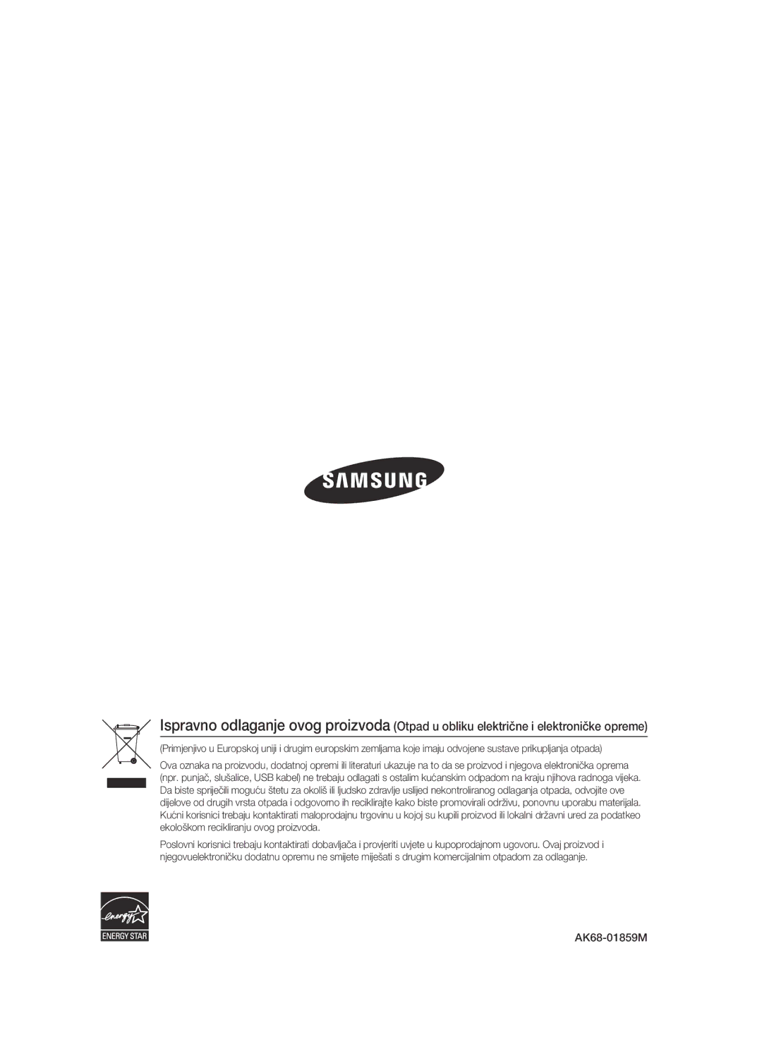 Samsung BD-C6500/EDC manual AK68-01859M 