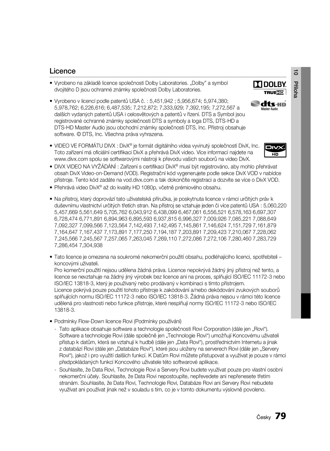 Samsung BD-C8500/EDC, BD-C8200/EDC manual Licence 