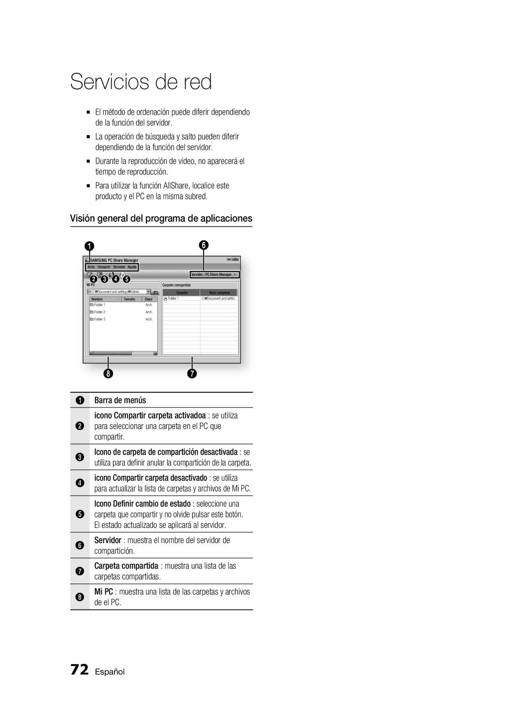 Samsung BD-C8500/XEN, BD-C8200/XEF, BD-C8500/XEF, BD-C8500/XEE manual Visión general del programa de aplicaciones 