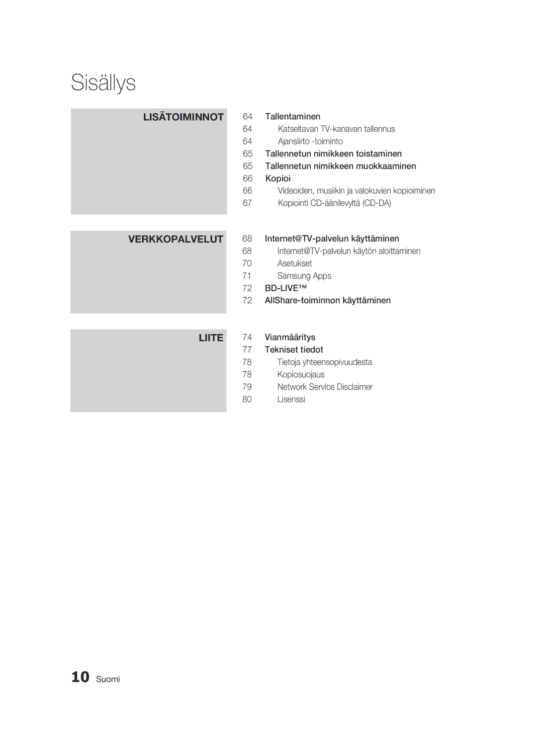 Samsung BD-C8900/XEE manual Bd-Live 