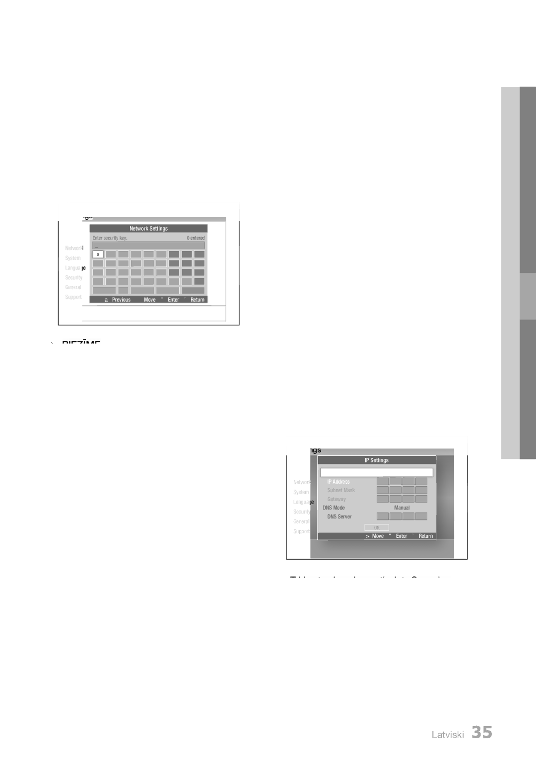 Samsung BD-D5300/EN manual Bezvadu tīkla savienojuma iestatīšana manuāli,  „Windows 7 operētājsistēmā 