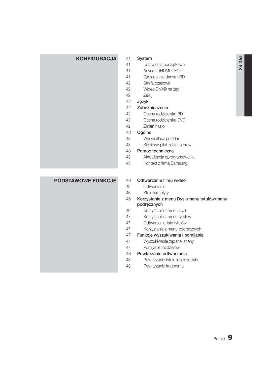 Samsung BD-D5500/EN, BD-D5500/ZA, BD-D5500/XN, BD-D5500/ZF manual Podręcznych, Korzystanie z menu Dysk/menu tytułów/menu 