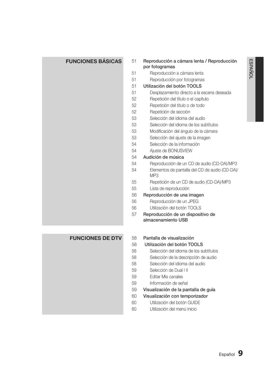 Samsung BD-D5900/ZF manual MP3 