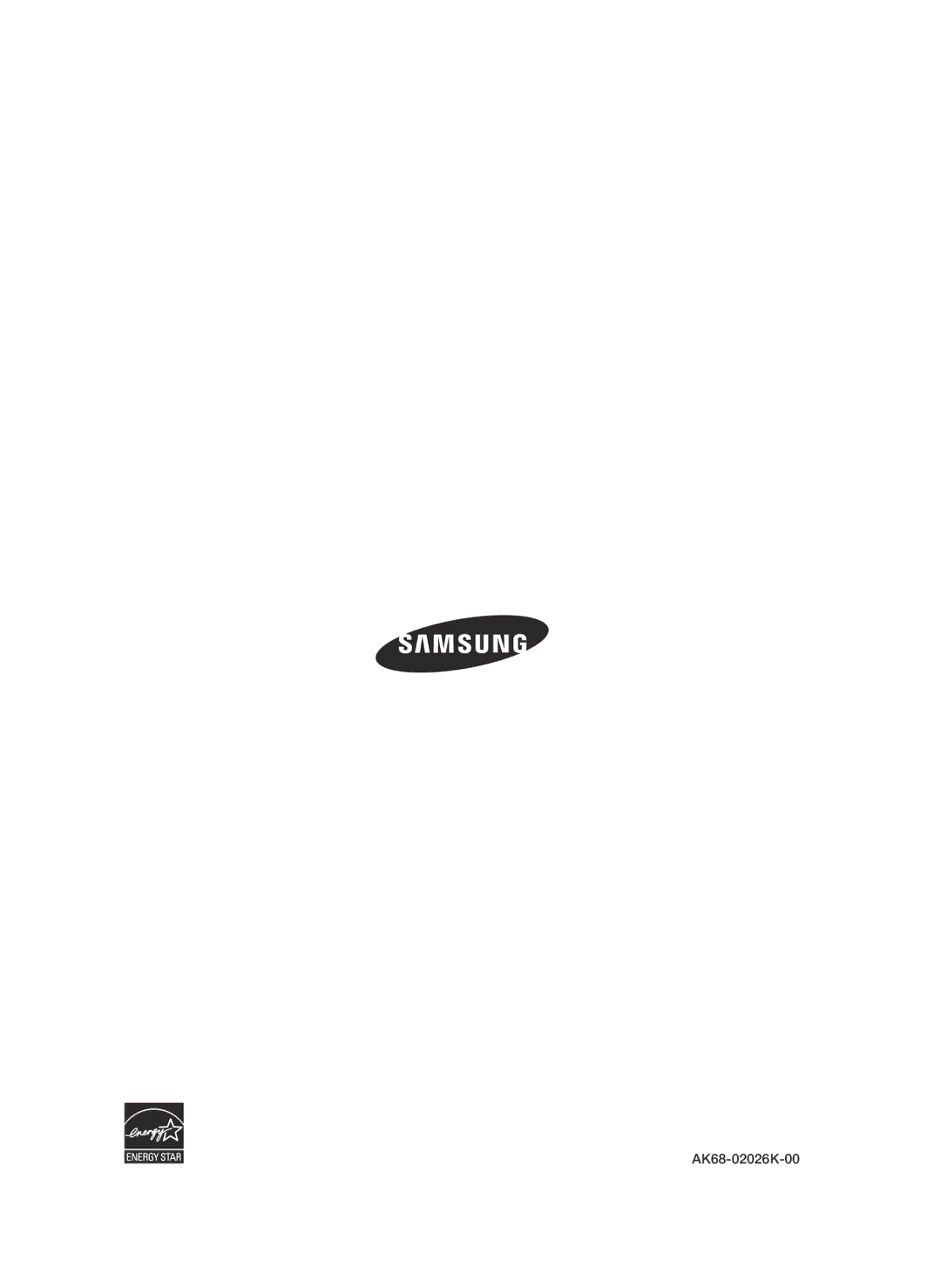 Samsung BD-D6500/ZF, BD-D6500/ZN manual AK68-02026K-00 