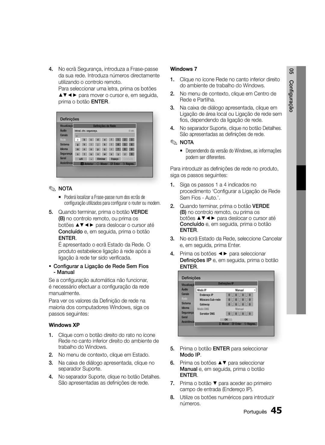 Samsung BD-D6900/ZF manual Quando terminar, prima o botão Verde, Utilize os botões numéricos para introduzir números 