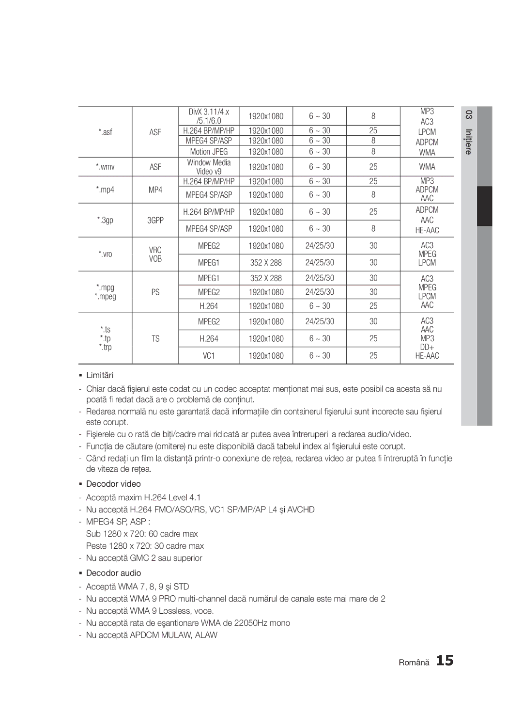 Samsung BD-D7000/EN manual Mp4, MP4 