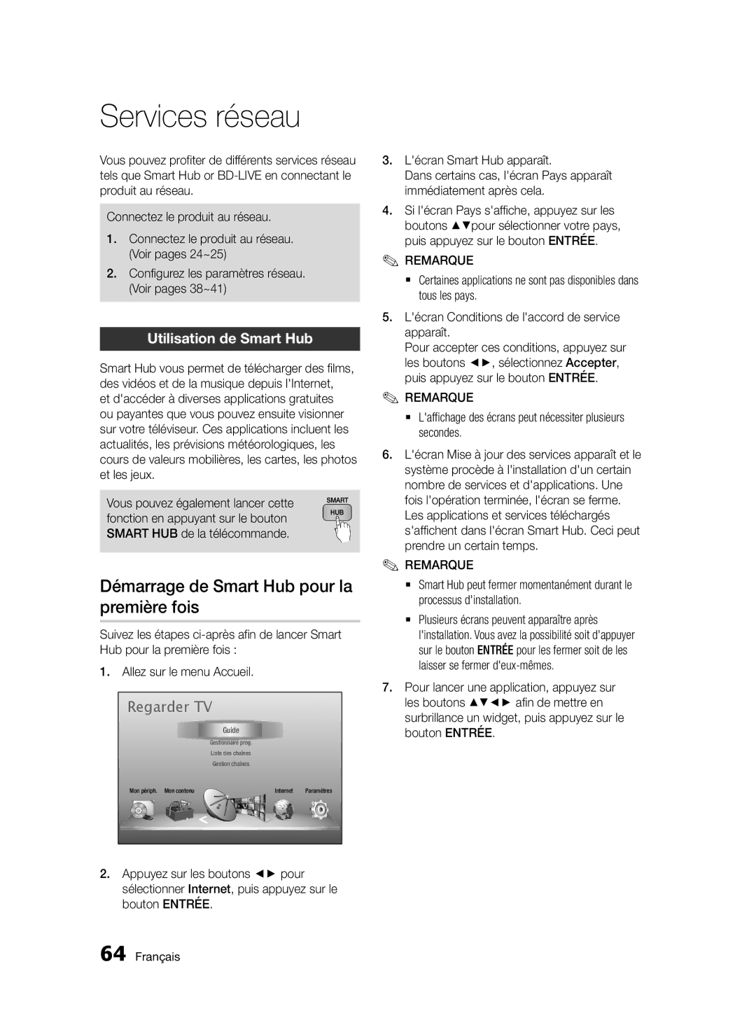 Samsung BD-E6300/ZF manual `` Laffichage des écrans peut nécessiter plusieurs secondes 