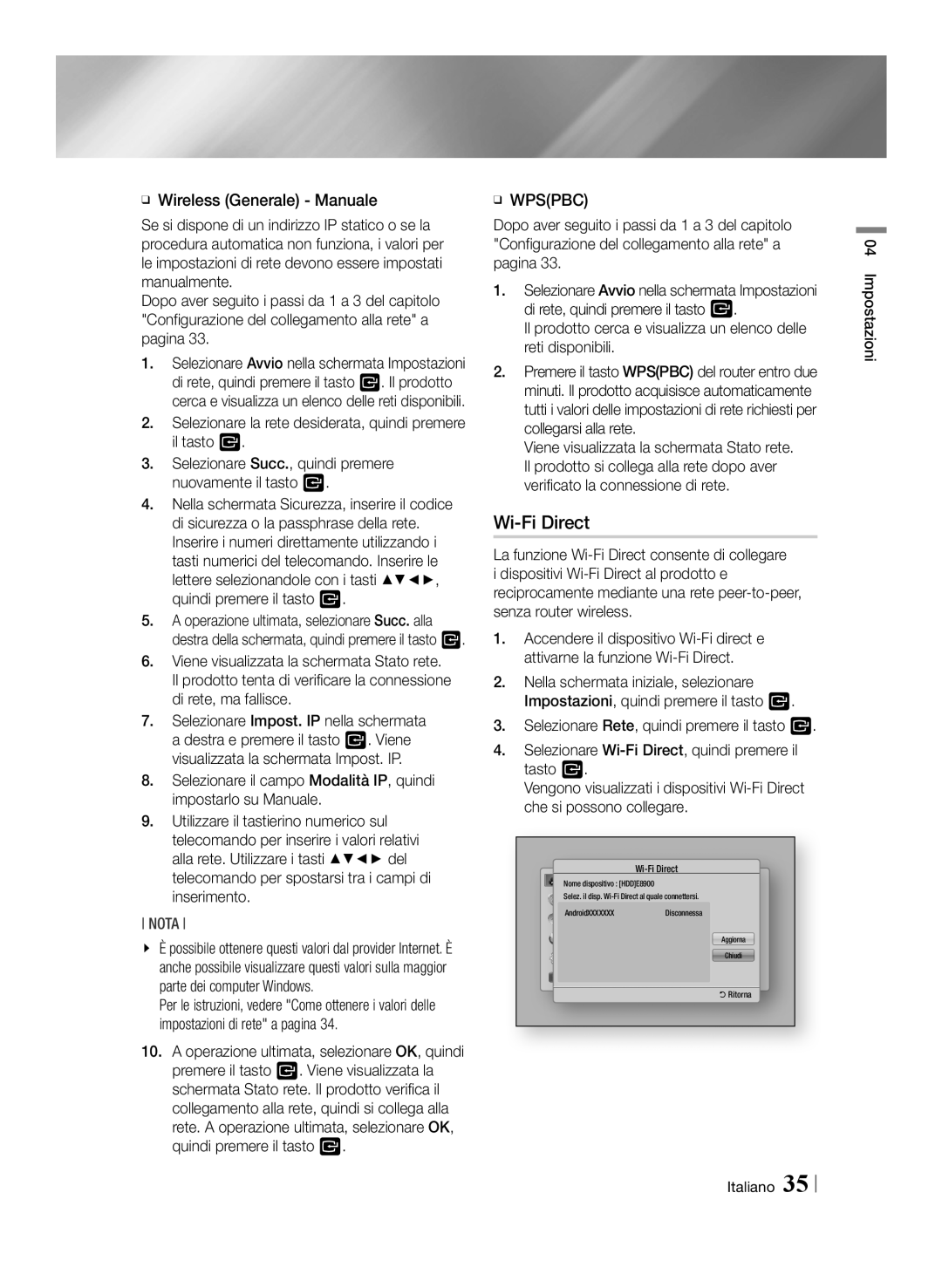 Samsung BD-E8300/ZF, BD-E8300/EN, BD-E8900/ZF manual Nome dispositivo HDDE8900 