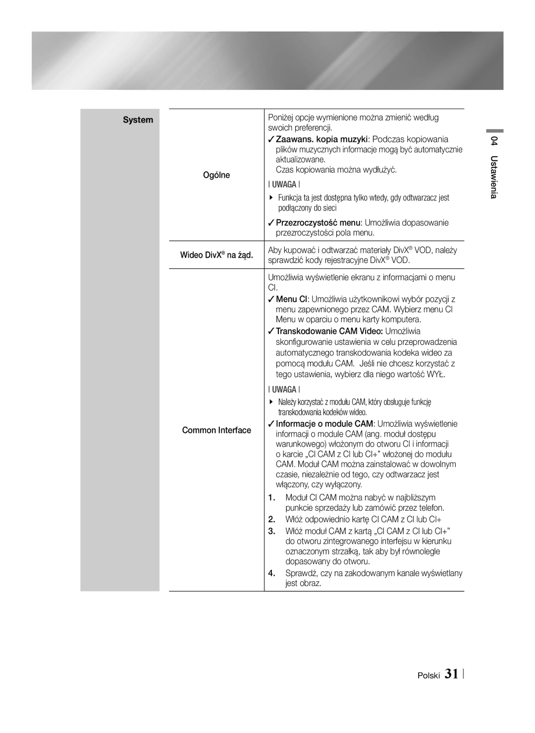 Samsung BD-E8500/EN manual Swoich preferencji, Aktualizowane, Czas kopiowania można wydłużyć, Podłączony do sieci, Na źąd 