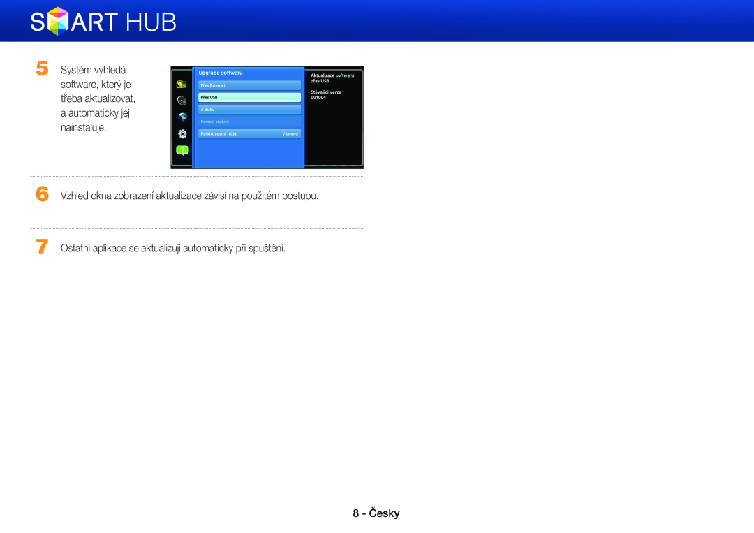 Samsung BD-E8900/EN, BD-E6100/EN, BD-E8500/EN, BD-E8300/EN manual Česky 