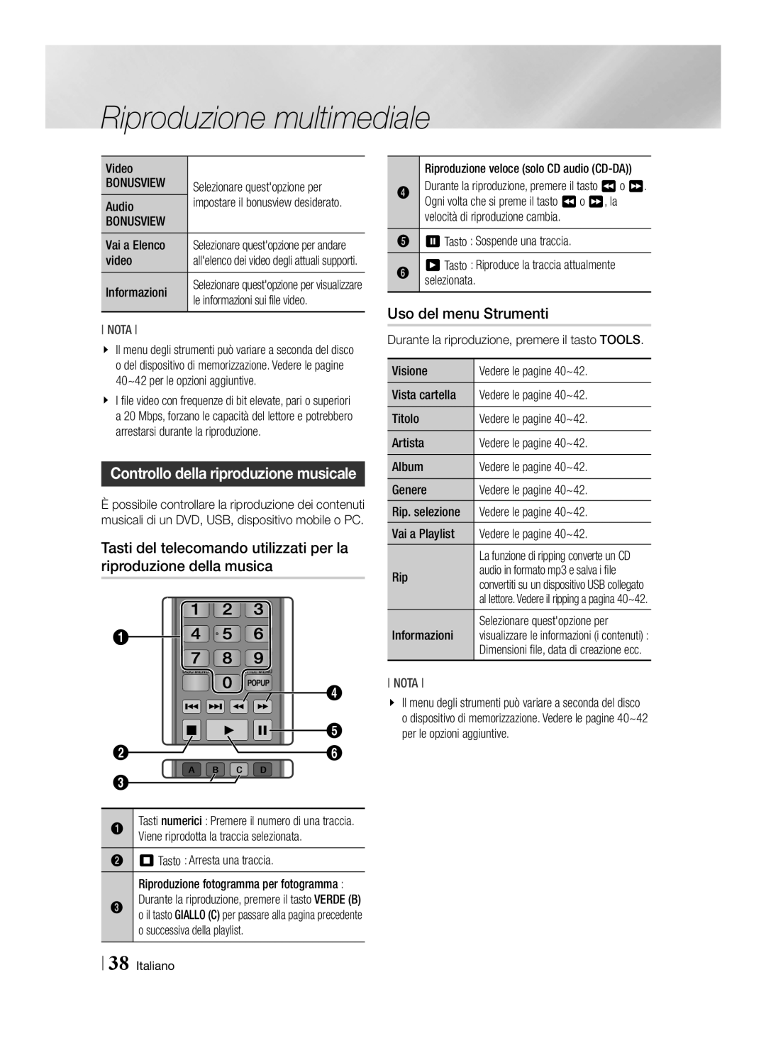 Samsung BD-ES6000E/ZF, BD-ES6000/ZF manual Video, Vai a Elenco, Informazioni, Le informazioni sui file video, Rip 