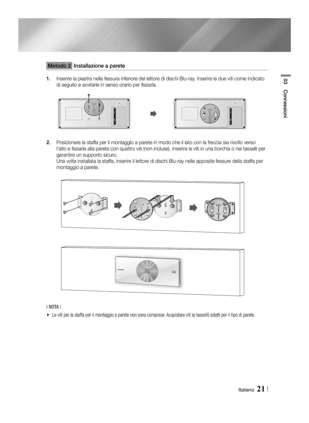 Samsung BD-ES7009/ZG manual Nota 