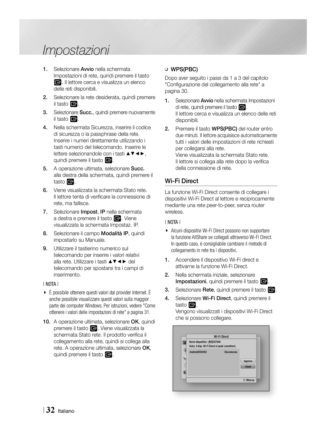 Samsung BD-ES7009/ZG manual Nome dispositivo BDES7009 