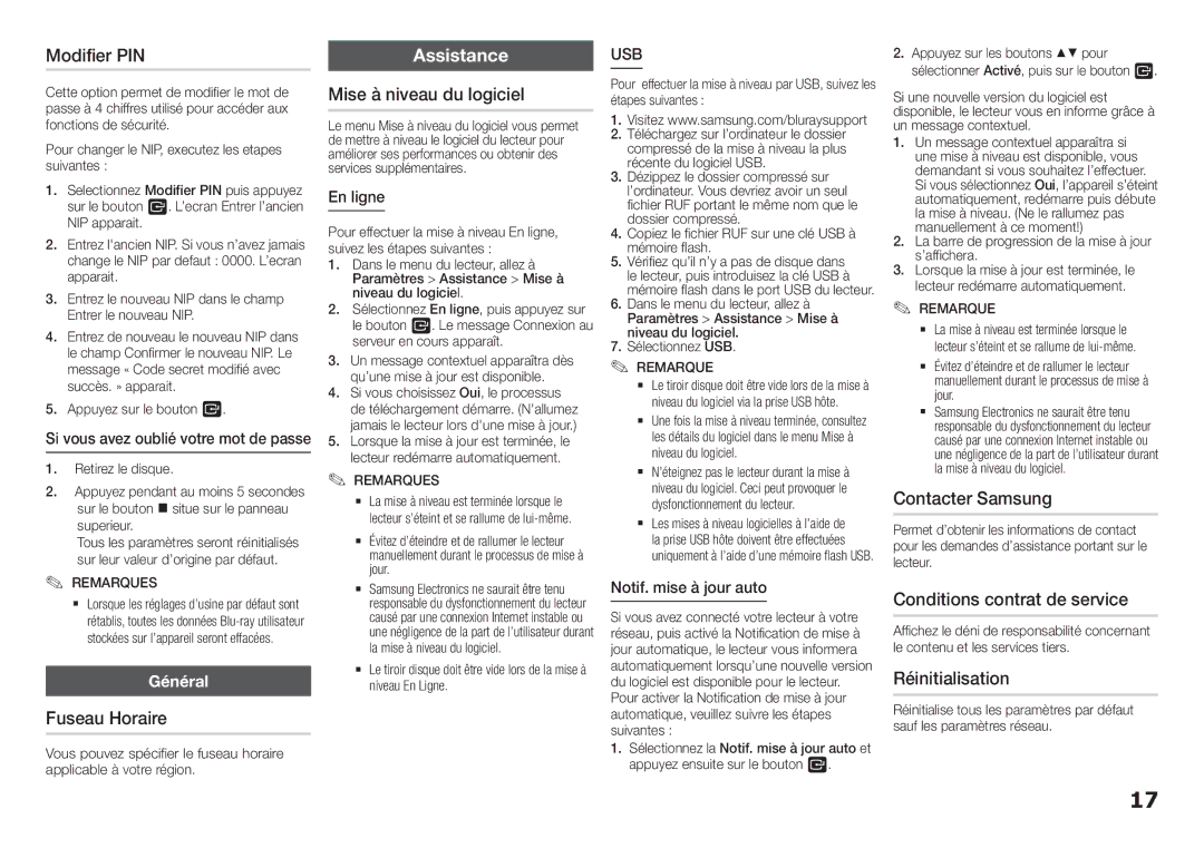 Samsung BD-H5900/ZF manual Assistance 