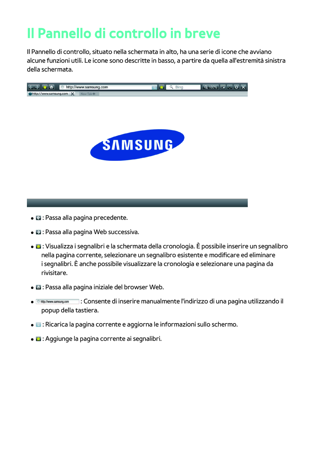 Samsung BD-H8500/EN, BD-H8509S/ZG, BD-H8500/ZF manual Il Pannello di controllo in breve 