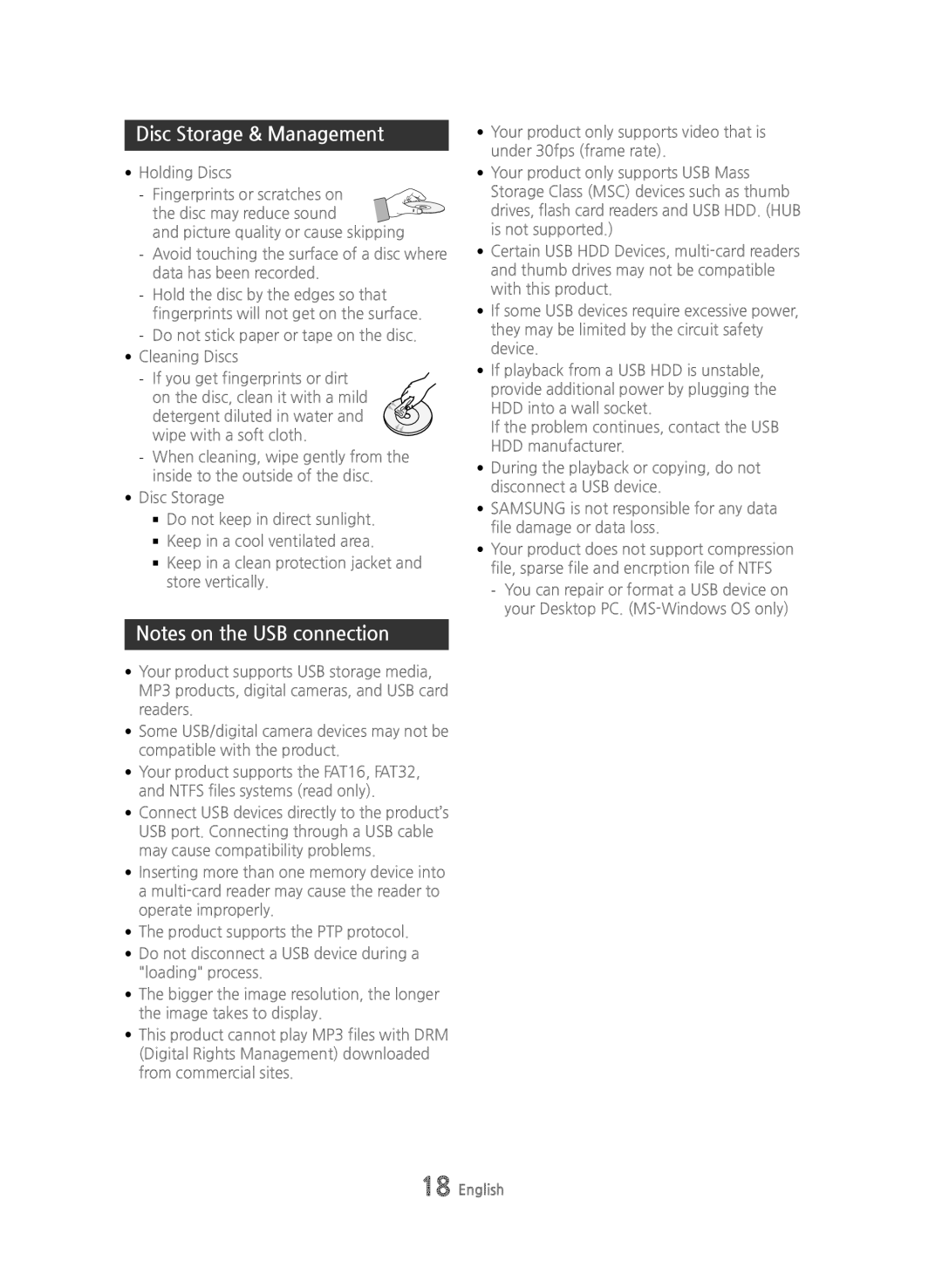 Samsung BD-H8500/EN, BD-H8900/EN, BD-H8900/ZF, BD-H8500/ZF Disc Storage & Management, Your Desktop PC. MS-Windows OS only 