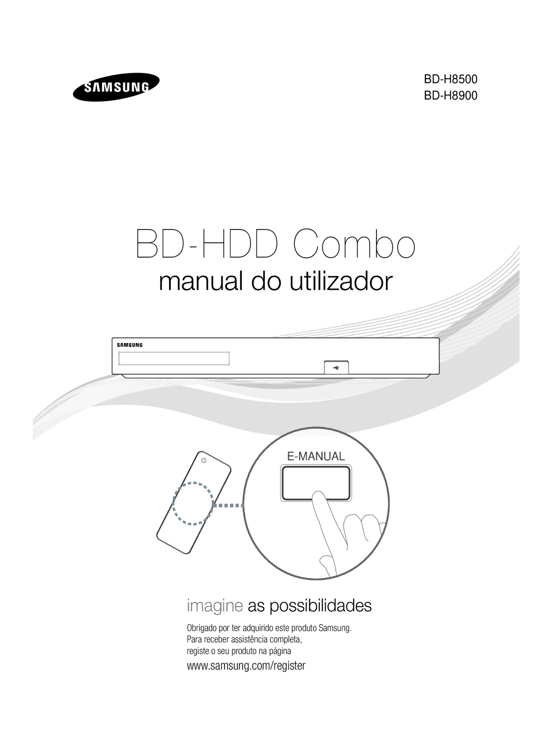 Samsung BD-H8900/ZF, BD-H8500/EN, BD-H8500/ZF manual Manual do utilizador 