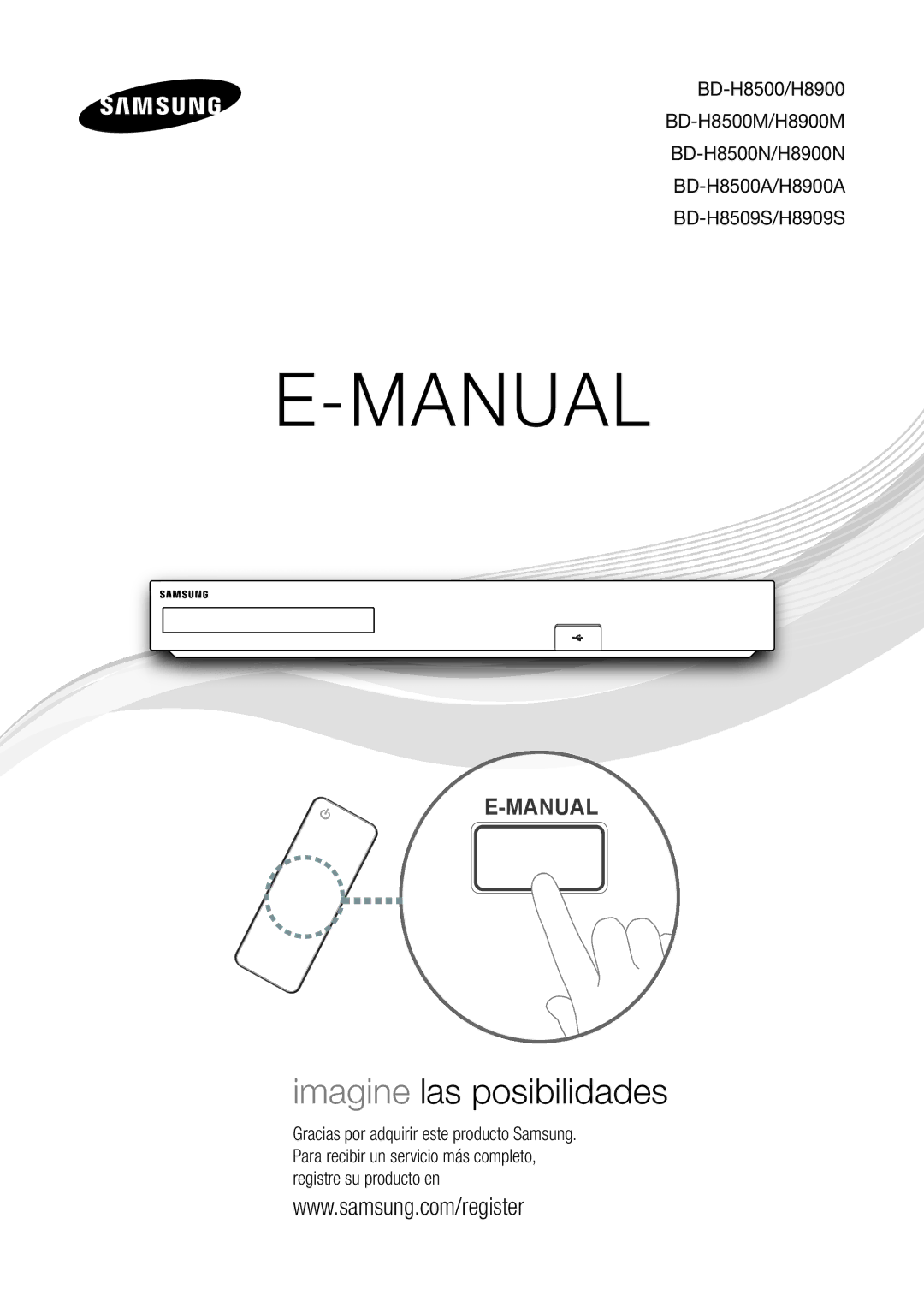 Samsung BD-H8900/EN, BD-H8500/EN, BD-H8900/ZF, BD-H8500/ZF, BD-H8500M/XU manual BD-HDD Combo, Please register your product at 