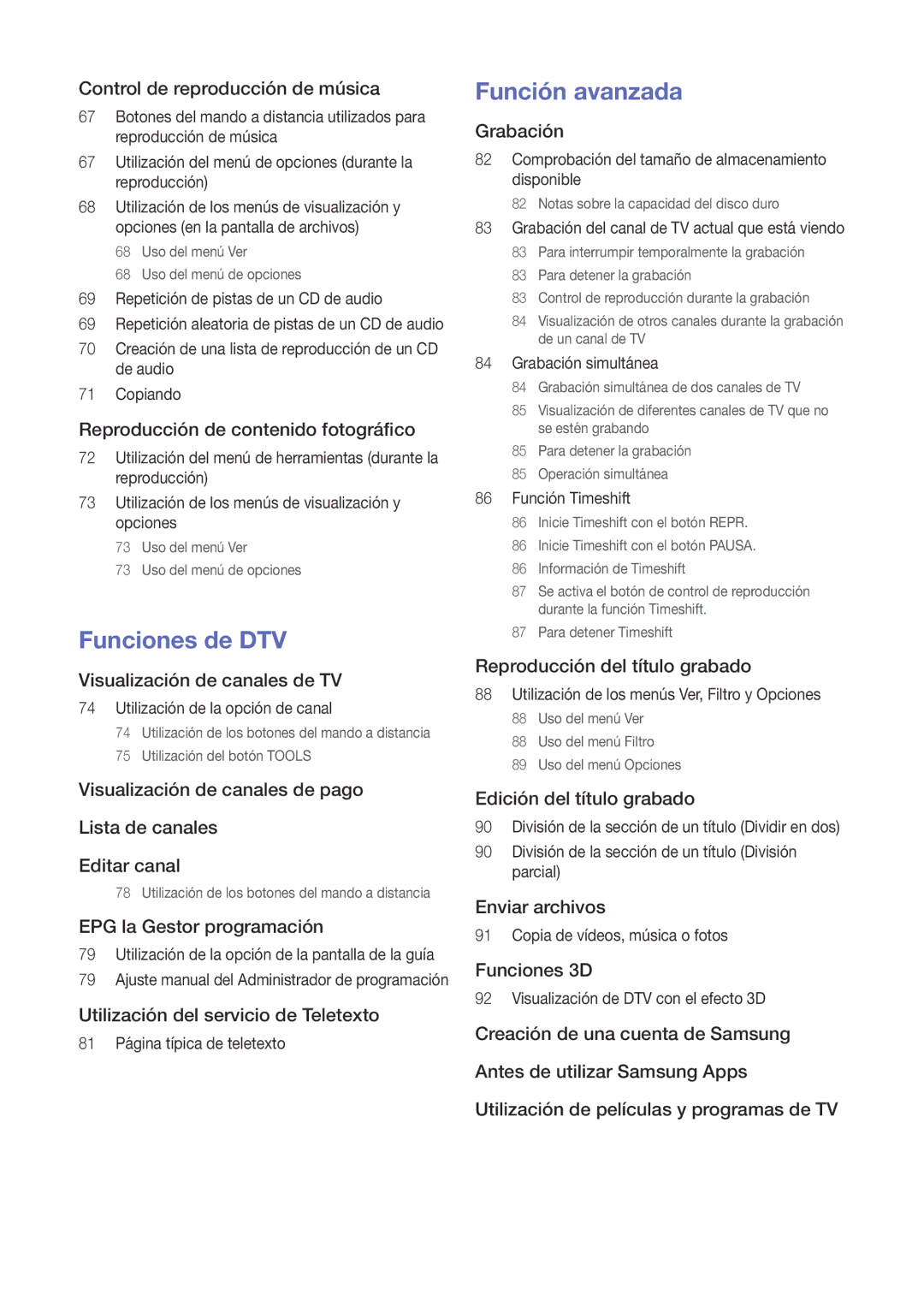 Samsung BD-H8900/ZF manual Repetición de pistas de un CD de audio, Utilización de la opción de canal, Grabación simultánea 