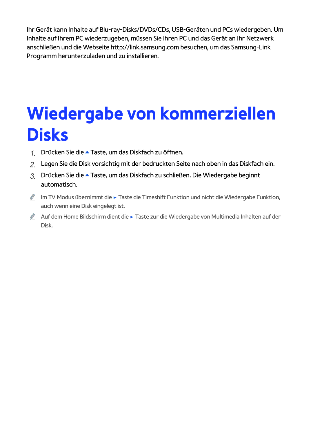 Samsung BD-H8909S/ZG, BD-H8500/EN, BD-H8509S/ZG, BD-H8900/EN manual Wiedergabe von kommerziellen Disks 