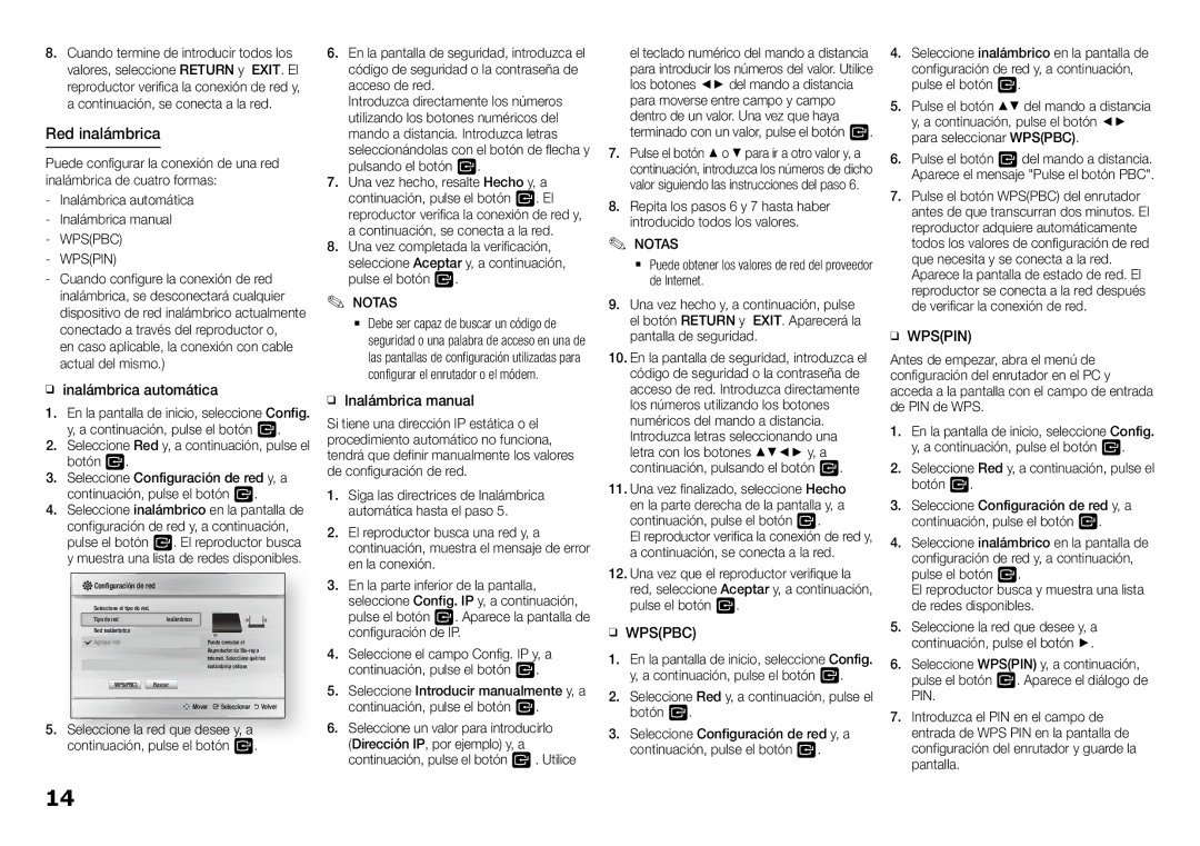 Samsung BD-J5900/ZF Red inalámbrica, ĞĞ inalámbrica automática, ĞĞ Inalámbrica manual 