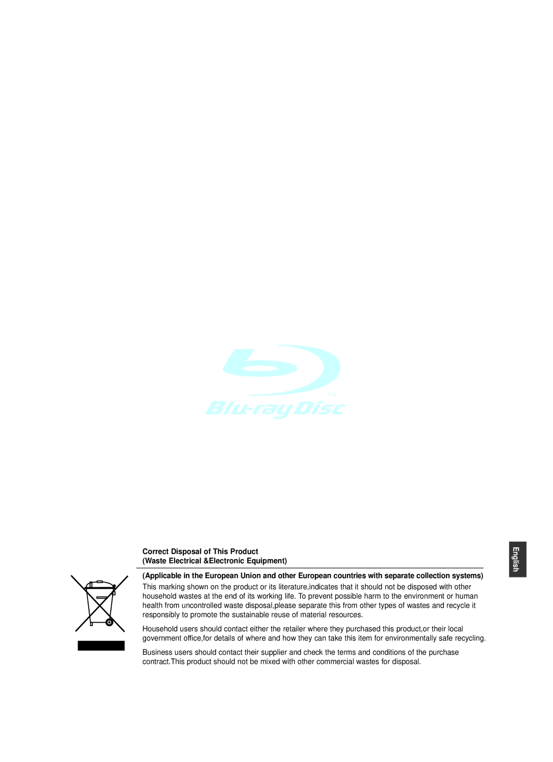 Samsung BD-P1000 user manual English 