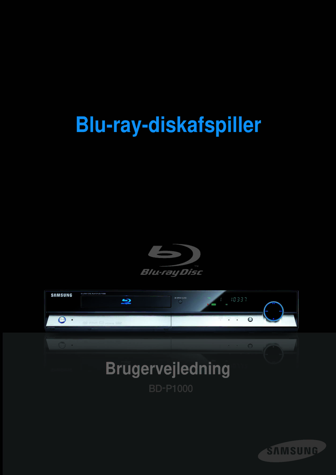 Samsung BD-P1000/XEE manual Blu-ray-levysoitin 