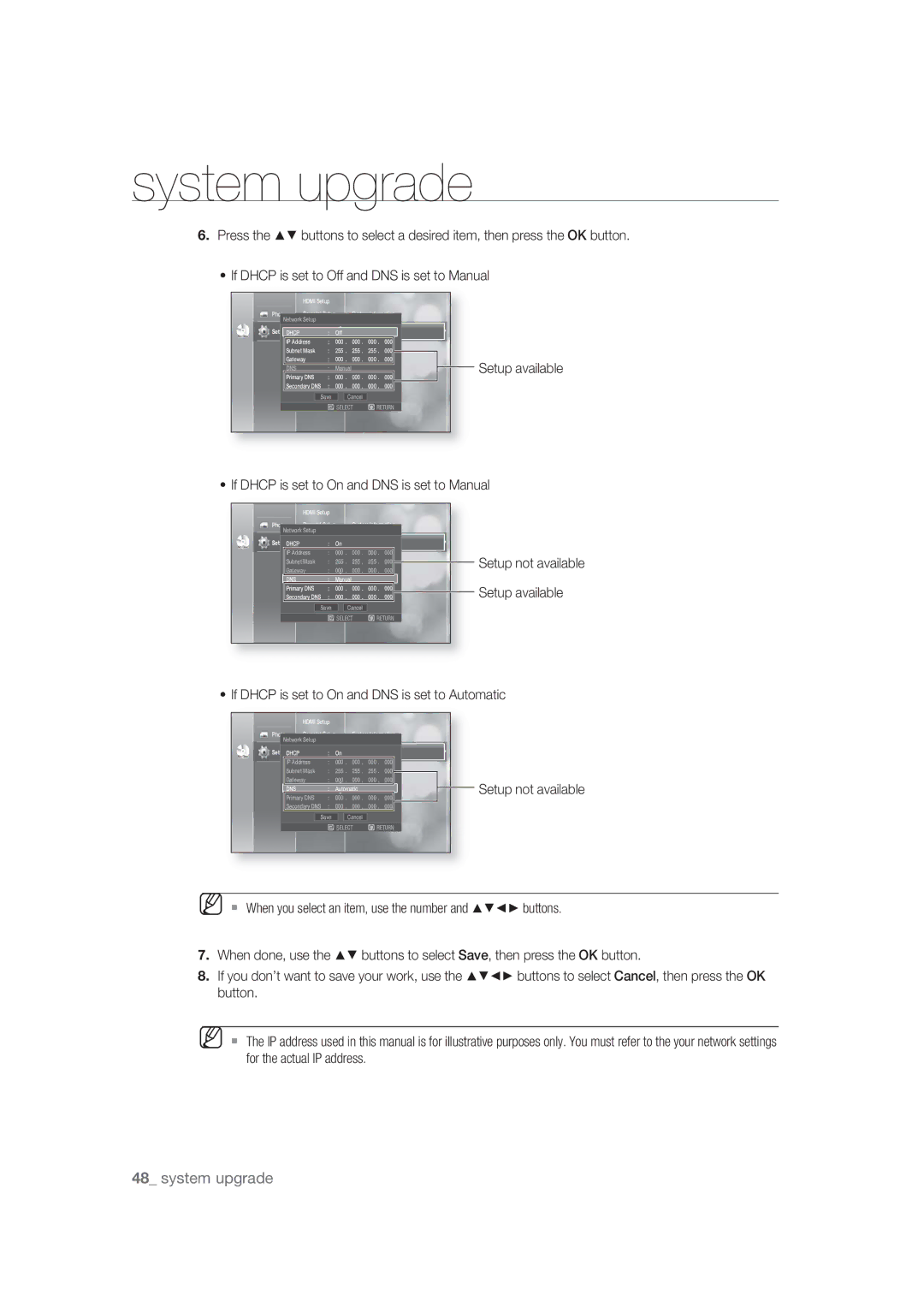 Samsung BD-P1400/XEC, BD-P1400/EUR manual Dns 